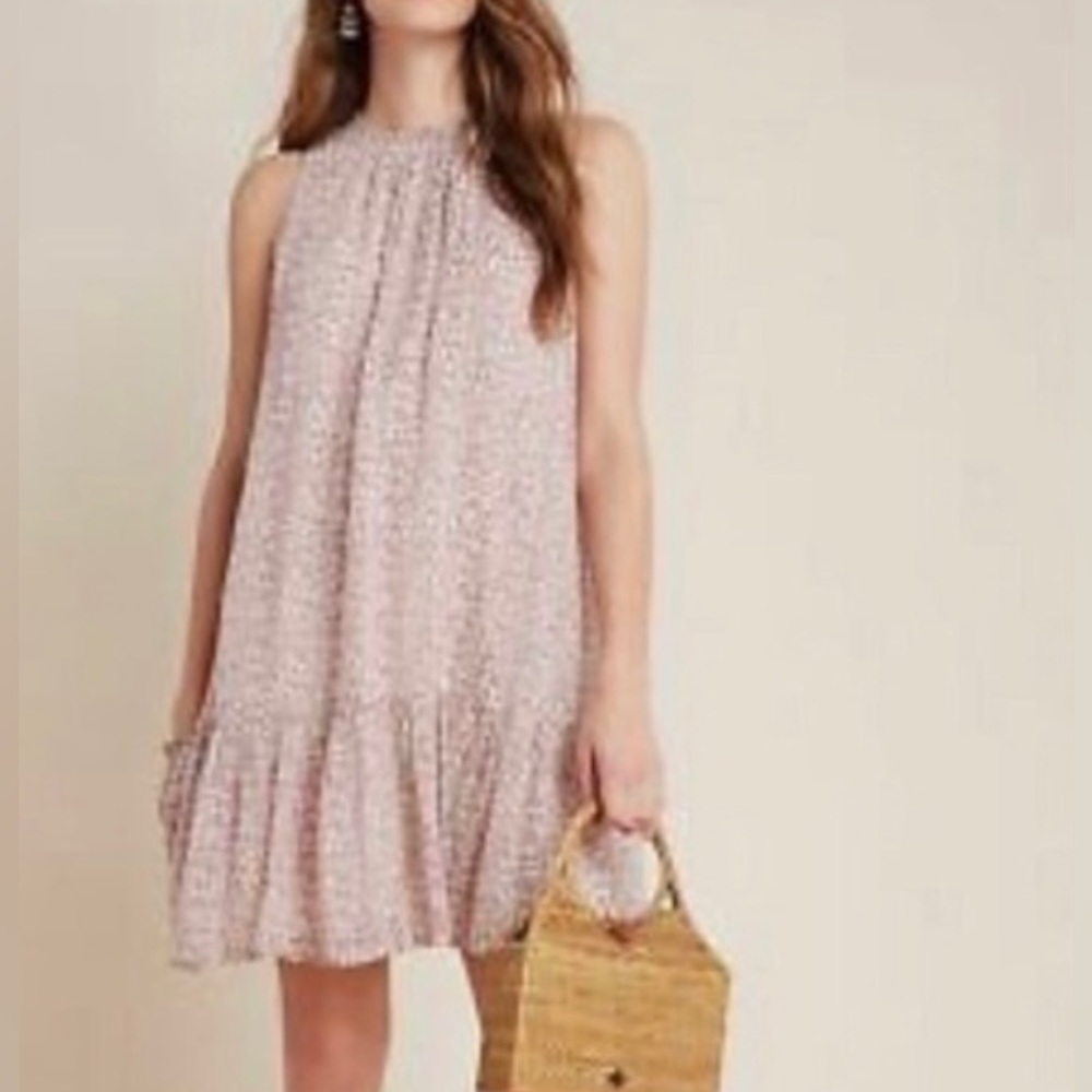 Anthropology Natalie Flounce Dress